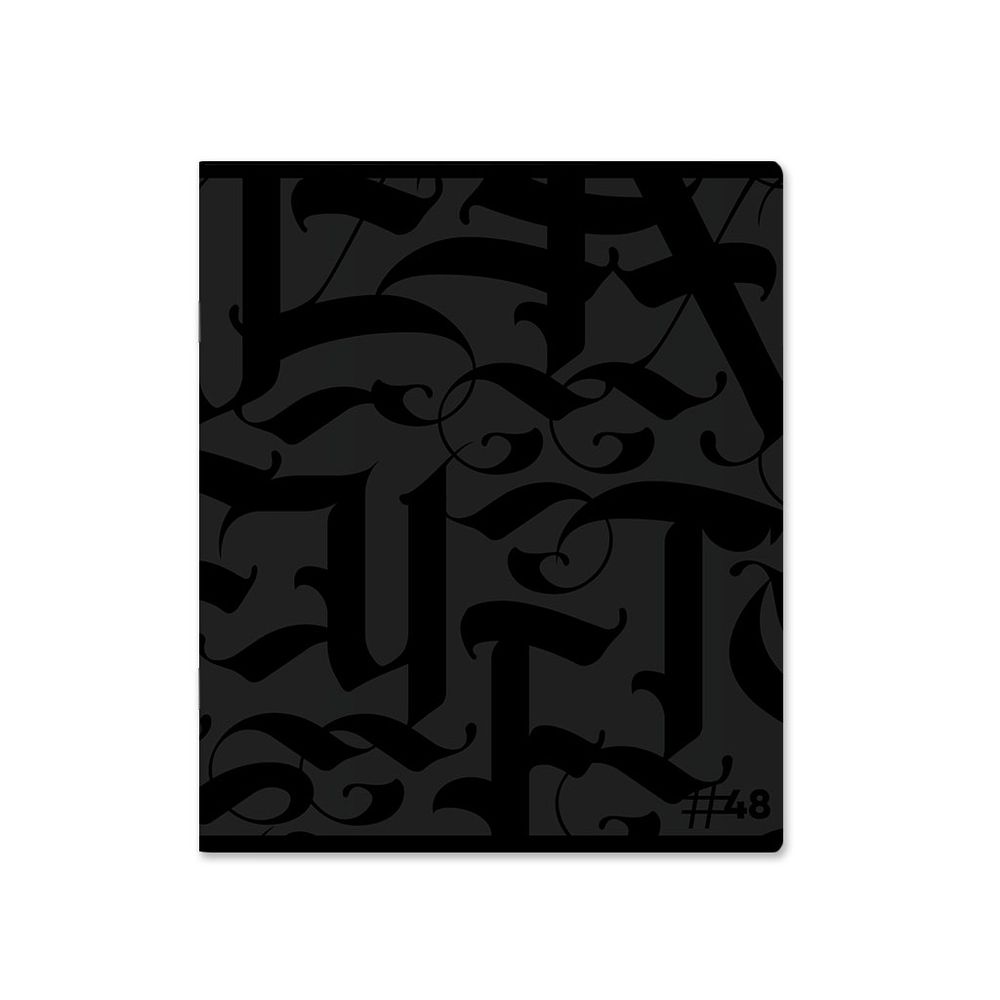 Тетрадь общая ученическая ErichKrause Lettering, 48 листов, клетка, твин-лак