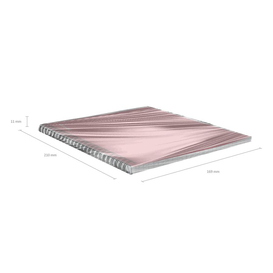 Тетрадь общая с пластиковой обложкой на спирали ErichKrause Reef коралловый, А5, 80 листов, клетка