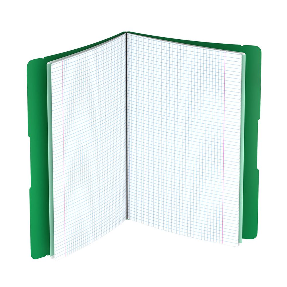 Тетрадь общая ученическая в съемной пластиковой обложке ErichKrause FolderBook Classic, зеленый, А4, 48 листов, клетка