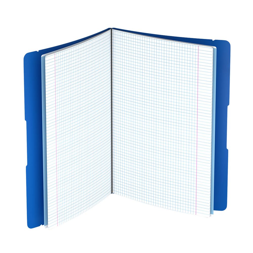 Тетрадь общая ученическая в съемной пластиковой обложке ErichKrause FolderBook Classic, синий, А4, 48 листов, клетка