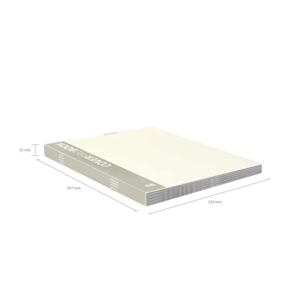 Тетрадь общая ученическая с пластиковой обложкой на скобе ErichKrause CoverProBook Pastel, желтый, А4, 48 листов, клетка