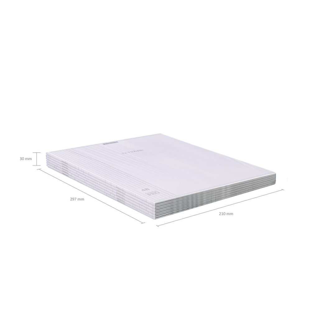 Тетрадь общая ученическая с пластиковой обложкой на скобе ErichKrause Классика CoverPrо Pastel, сиреневый, А4, 48 листов, клетка