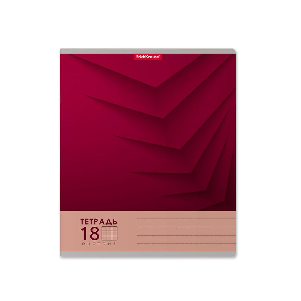 Тетрадь школьная ученическая ErichKrause Duotone Next ассорти, 18 листов, клетка _MIX-PACK