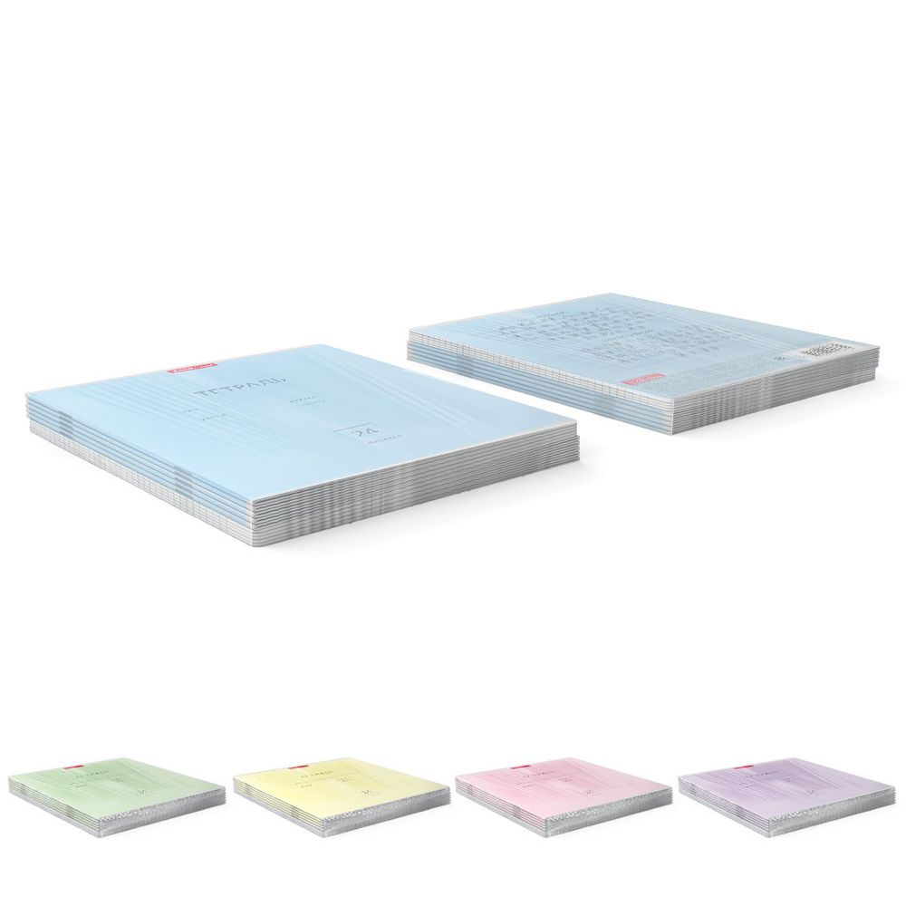 Тетрадь школьная ученическая ErichKrause Классика ассорти, 24 листа, линейка