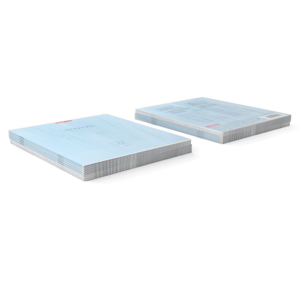 Тетрадь школьная ученическая ErichKrause Классика голубая, 24 листа, клетка 