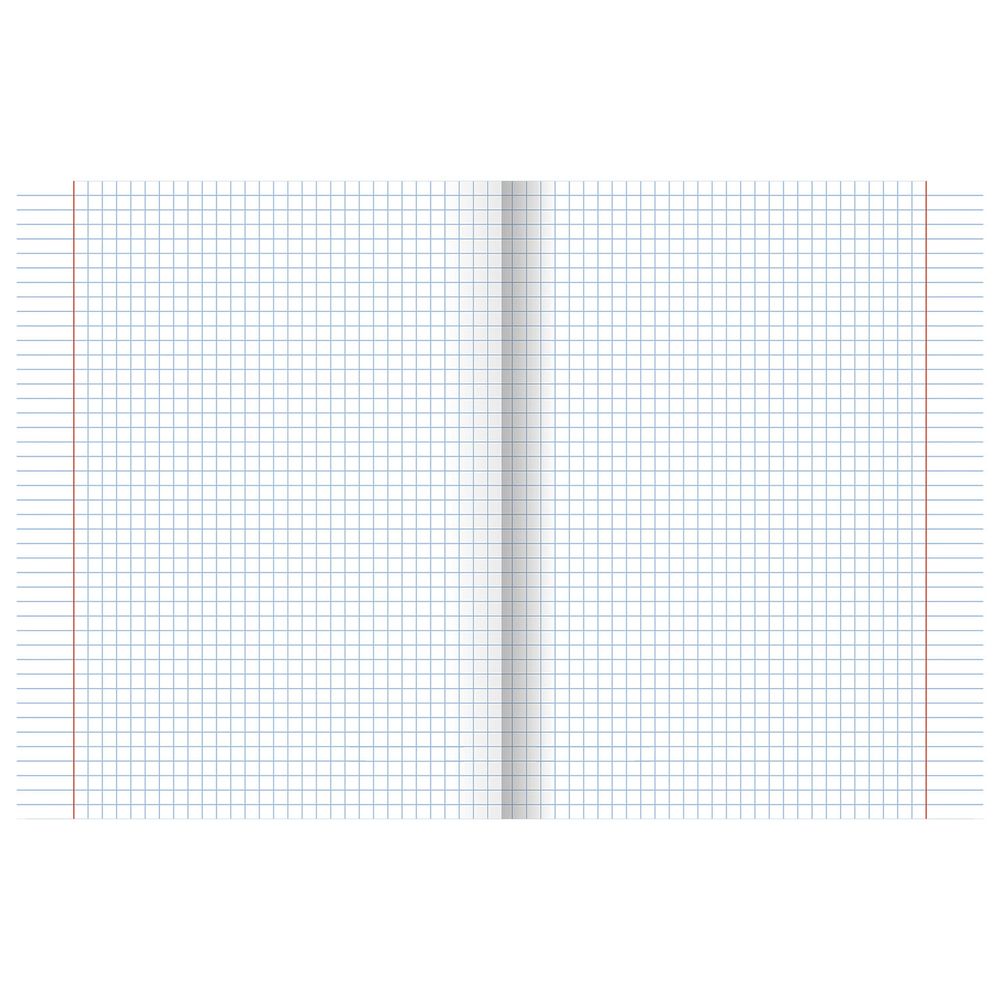 Тетрадь А5 48 л. АЛЬТ скоба, клетка, глянцевый лак, бумага 65 г/м2, "ГОРОД АНГЕЛОВ"