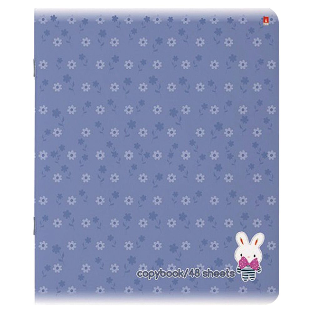 Тетрадь А5 48 л. АЛЬТ скоба, клетка, Soft Touch, "ЗЕФИРНЫЕ ЗАЙЧАТА" (5 видов)