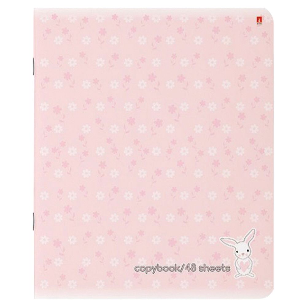 Тетрадь А5 48 л. АЛЬТ скоба, клетка, Soft Touch, "ЗЕФИРНЫЕ ЗАЙЧАТА" (5 видов)