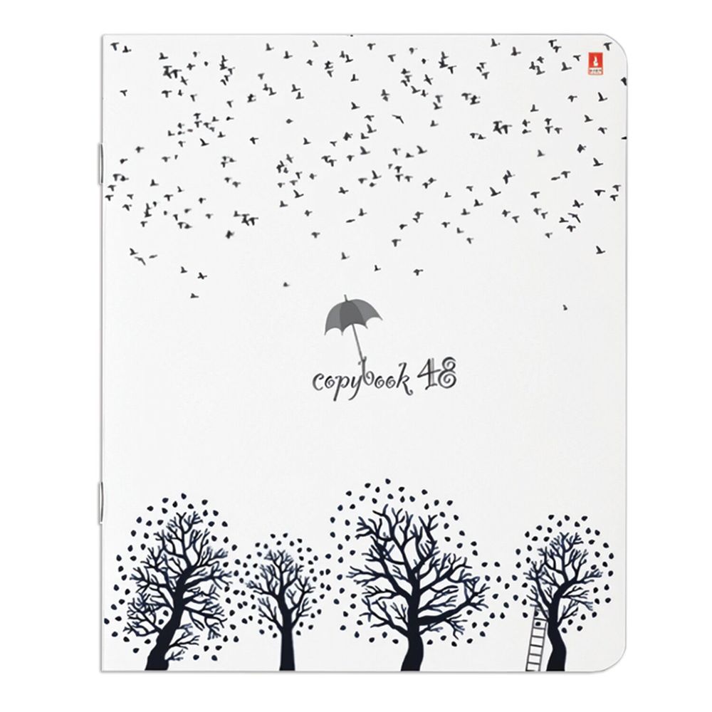 Тетрадь А5 48 л. АЛЬТ скоба, клетка, глянцевая ламинация, "КОНТРАСТЫ" (5 видов)