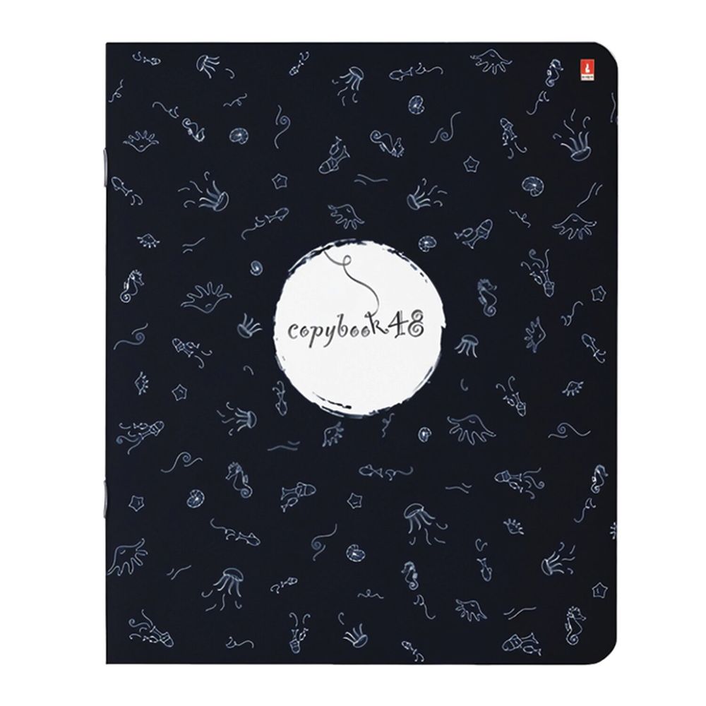 Тетрадь А5 48 л. АЛЬТ скоба, клетка, глянцевая ламинация, "КОНТРАСТЫ" (5 видов)