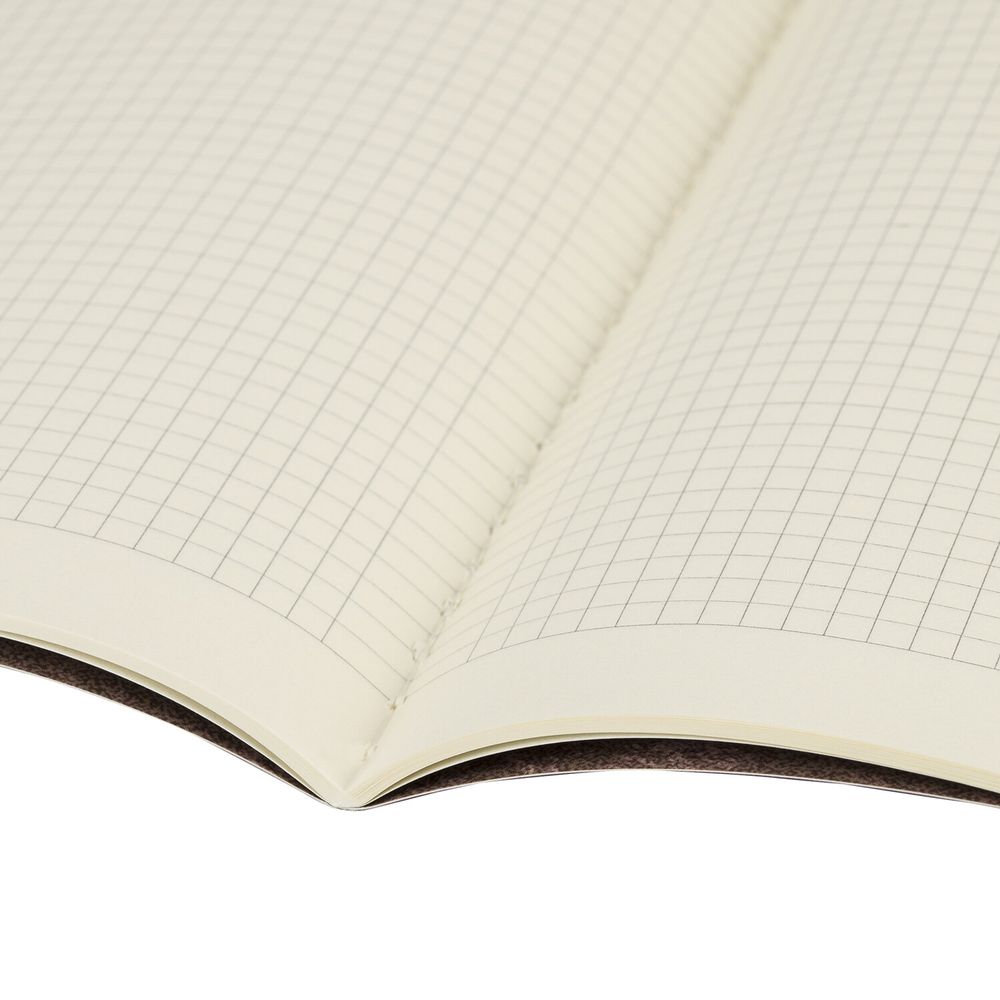 Тетрадь 40 л. в клетку обложка SoftTouch, бежевая бумага 70 г/м2, сшивка, А5 (147х210 мм), ENJOY THE MOMENT, BRAUBERG