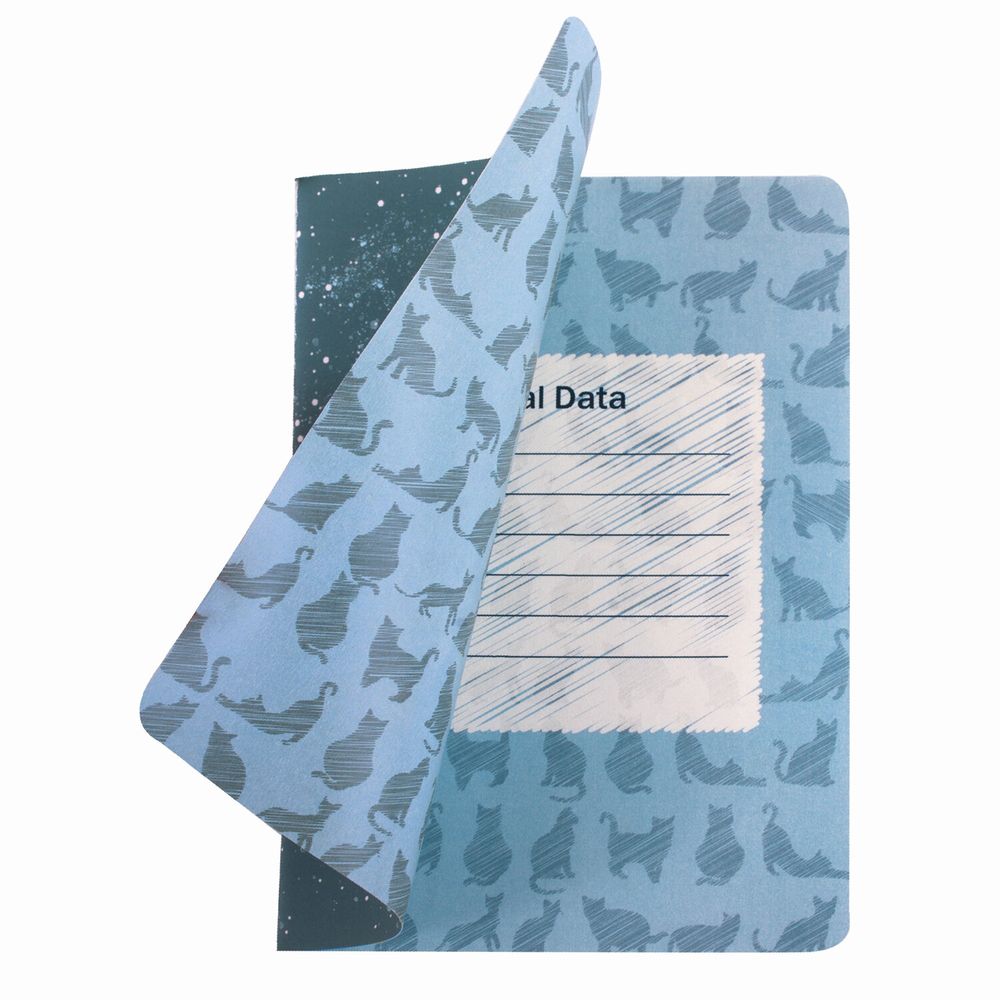 Тетрадь 40 л. в клетку обложка SoftTouch, бежевая бумага 70 г/м2, сшивка, А5 (147х210 мм), ВОЛК В ОЧКАХ, BRAUBERG