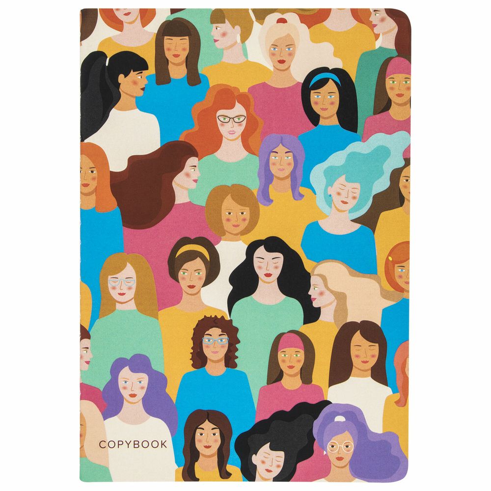 Тетради 40 л. в клетку обложка SoftTouch, НАБОР 3 шт., бежевая бумага 70 г/м2, сшивка, А5 (147х210 мм), JOY, BRAUBERG