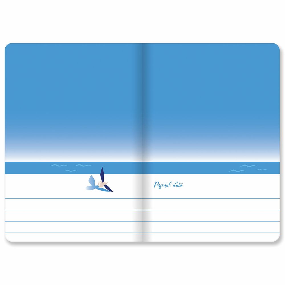 Тетради 40 л. в клетку обложка SoftTouch, НАБОР 3 шт., бежевая бумага 70 г/м2, сшивка, А5 (147х210 мм), JOY, BRAUBERG