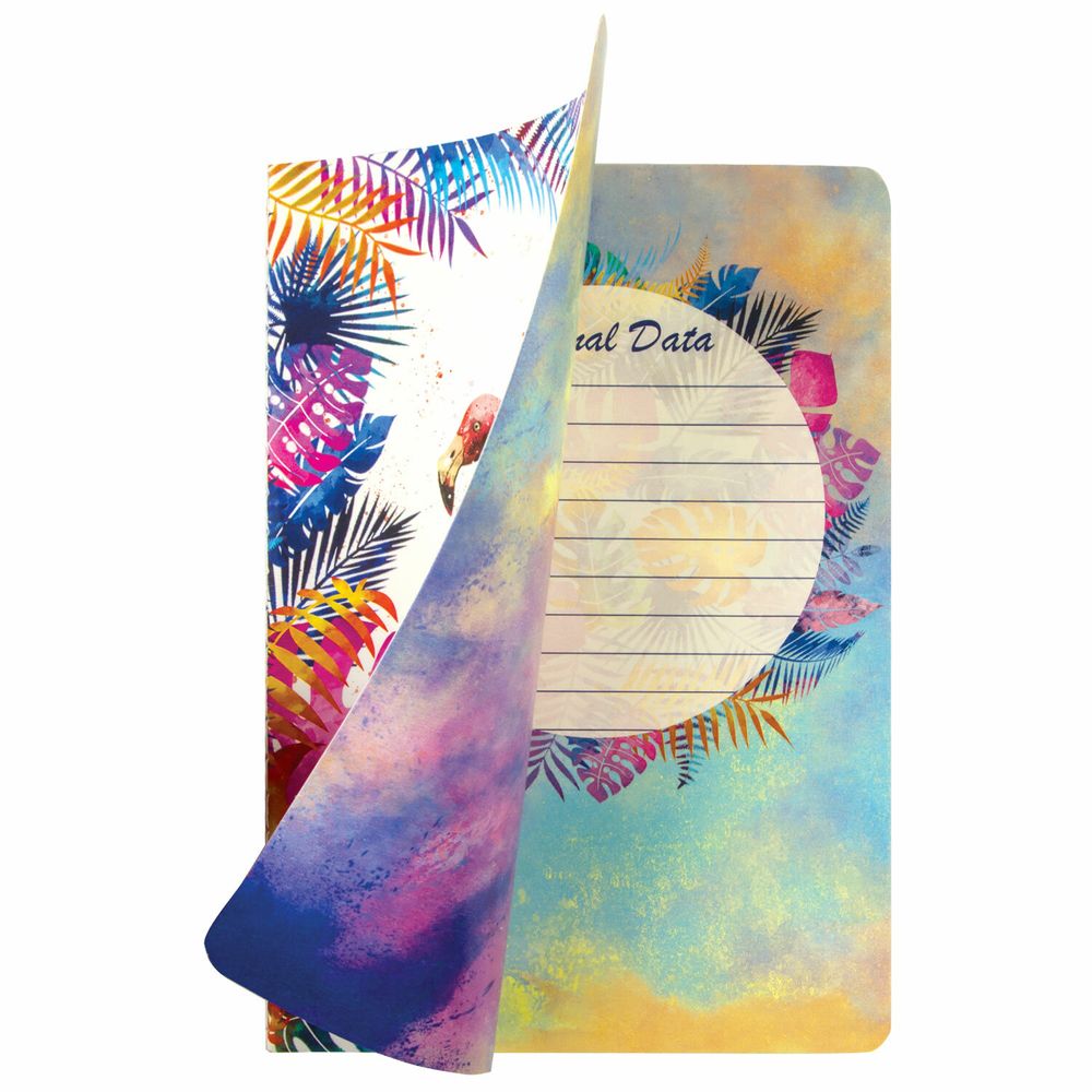 Тетради 40 л. в клетку обложка SoftTouch, НАБОР 3 шт., бежевая бумага 70 г/м2, сшивка, А5 (147х210 мм), SUMMER, BRAUBERG