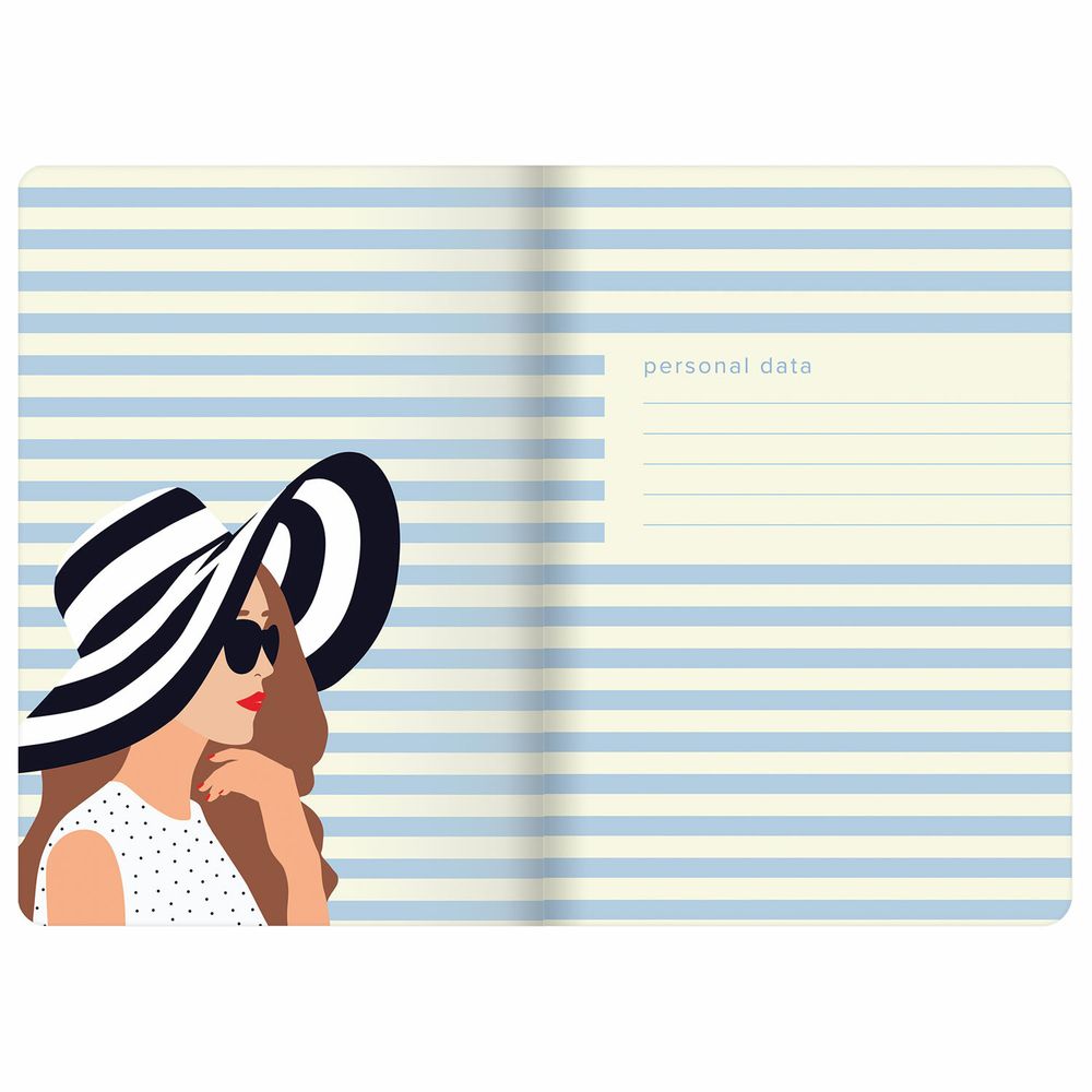 Тетрадь 40 л. в точку обложка SoftTouch, бежевая бумага 70 г/м2, сшивка, А5 (147х210 мм), БЛАЖЕНСТВО, BRAUBERG