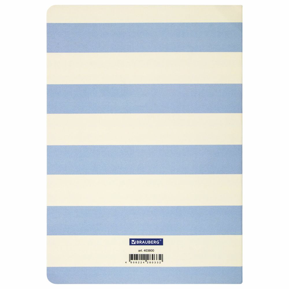 Тетрадь 40 л. в точку обложка SoftTouch, бежевая бумага 70 г/м2, сшивка, А5 (147х210 мм), БЛАЖЕНСТВО, BRAUBERG