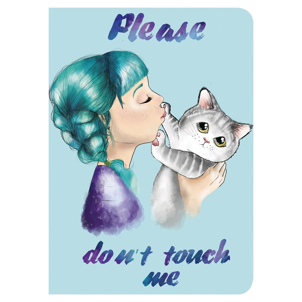 Тетрадь 60 л. в клетку обложка SoftTouch, бежевая бумага 70 г/м2, сшивка, В5 (179х250 мм), НЕДОТРОГА, BRAUBERG