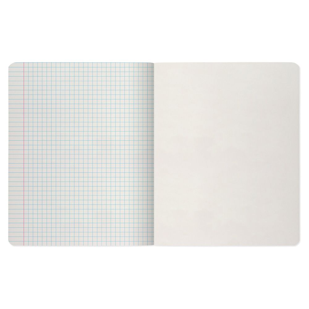 Тетрадь А5 96 л. АЛЬТ скоба, клетка, гибридный лак, "Coffe time" (5 видов)