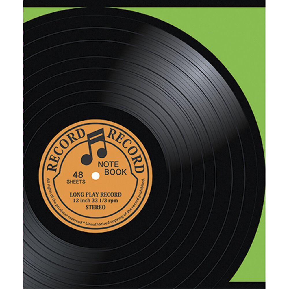 Тетрадь А5, 96 л., ПЗБМ, скоба, клетка, ламинация, выборочный лак, флуоресцент, "Винил" (5 видов)