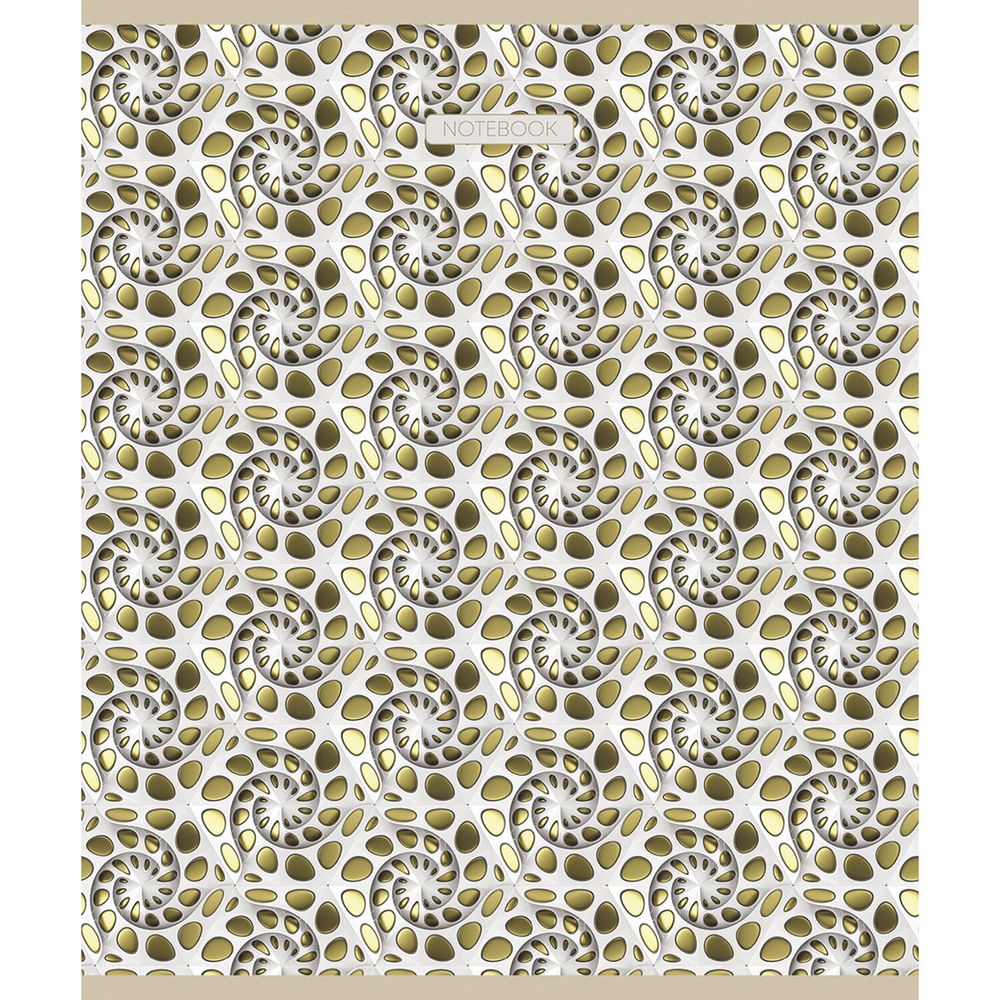 Тетрадь А5, 96 л., ПЗБМ, скоба, клетка, фольга, ламинация, выборочный лак, 