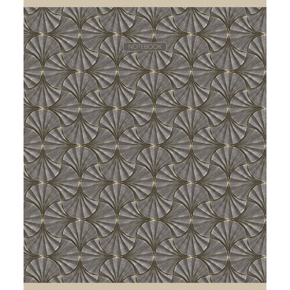 Тетрадь А5, 96 л., ПЗБМ, скоба, клетка, фольга, ламинация, выборочный лак, 