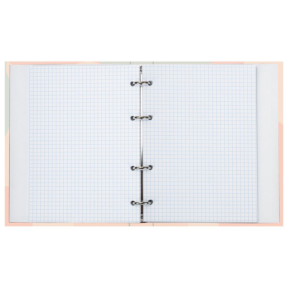 Тетрадь на кольцах А5 (175х215 мм), 120 листов, твердый картон, клетка, BRAUBERG, Девушка