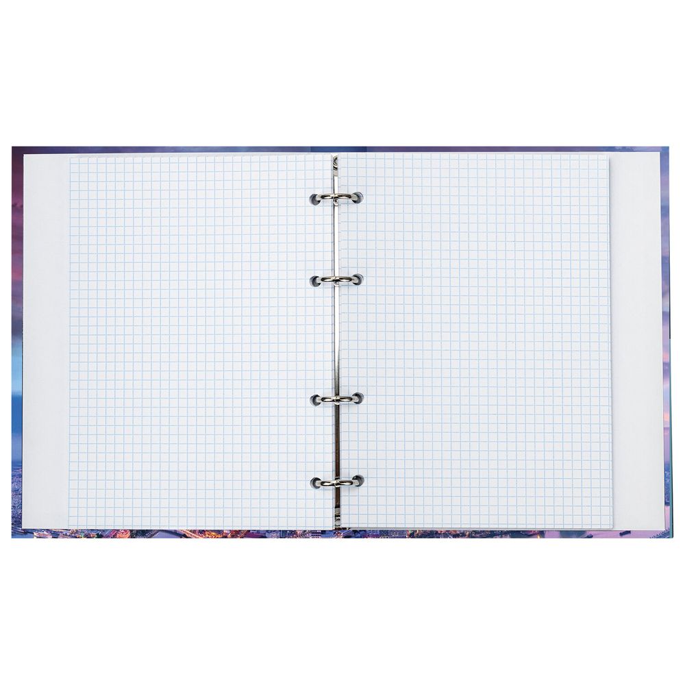 Тетрадь на кольцах А5 (175х215 мм), 120 листов, твердый картон, клетка, BRAUBERG, Travel