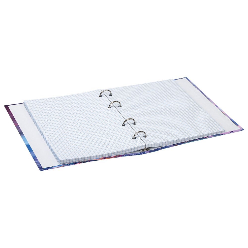 Тетрадь на кольцах А5 (175х215 мм), 120 листов, твердый картон, клетка, BRAUBERG, Travel