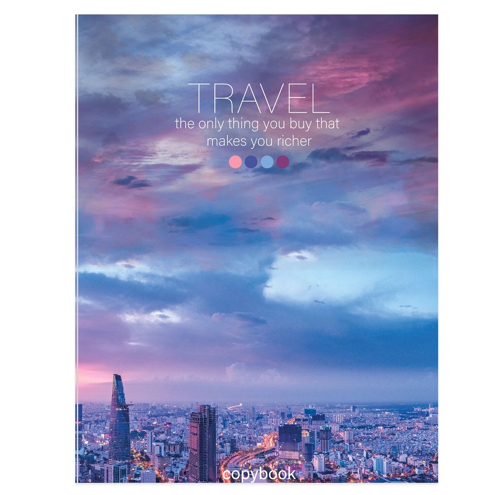 Тетрадь на кольцах А5 (175х215 мм), 120 листов, твердый картон, клетка, BRAUBERG, Travel