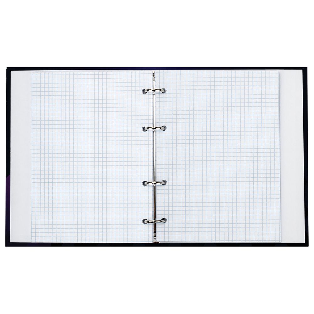 Тетрадь на кольцах А5 (175х215 мм), 120 листов, твердый картон, клетка, BRAUBERG, Cyber