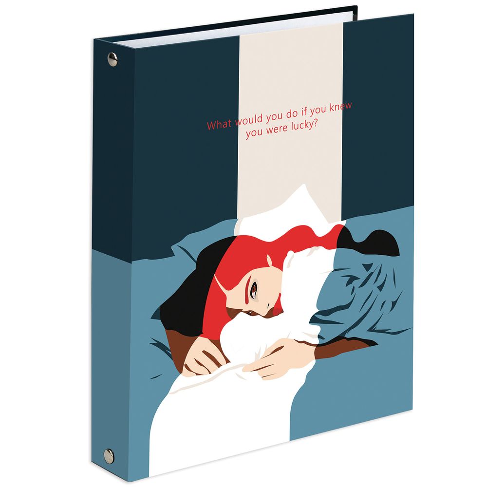 Тетрадь на кольцах А5 (175х215 мм), 120 листов, твердый картон, клетка, BRAUBERG, In Dreams