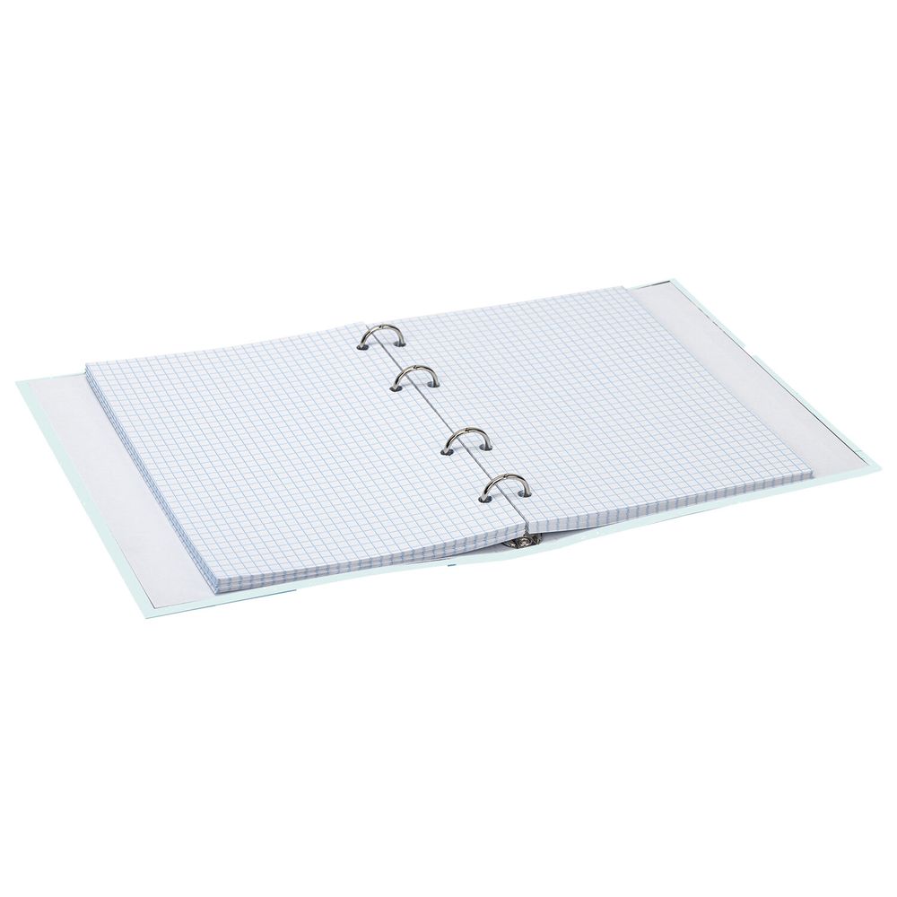 Тетрадь на кольцах А5 (175х215 мм), 120 листов, твердый картон, клетка, BRAUBERG, Discover