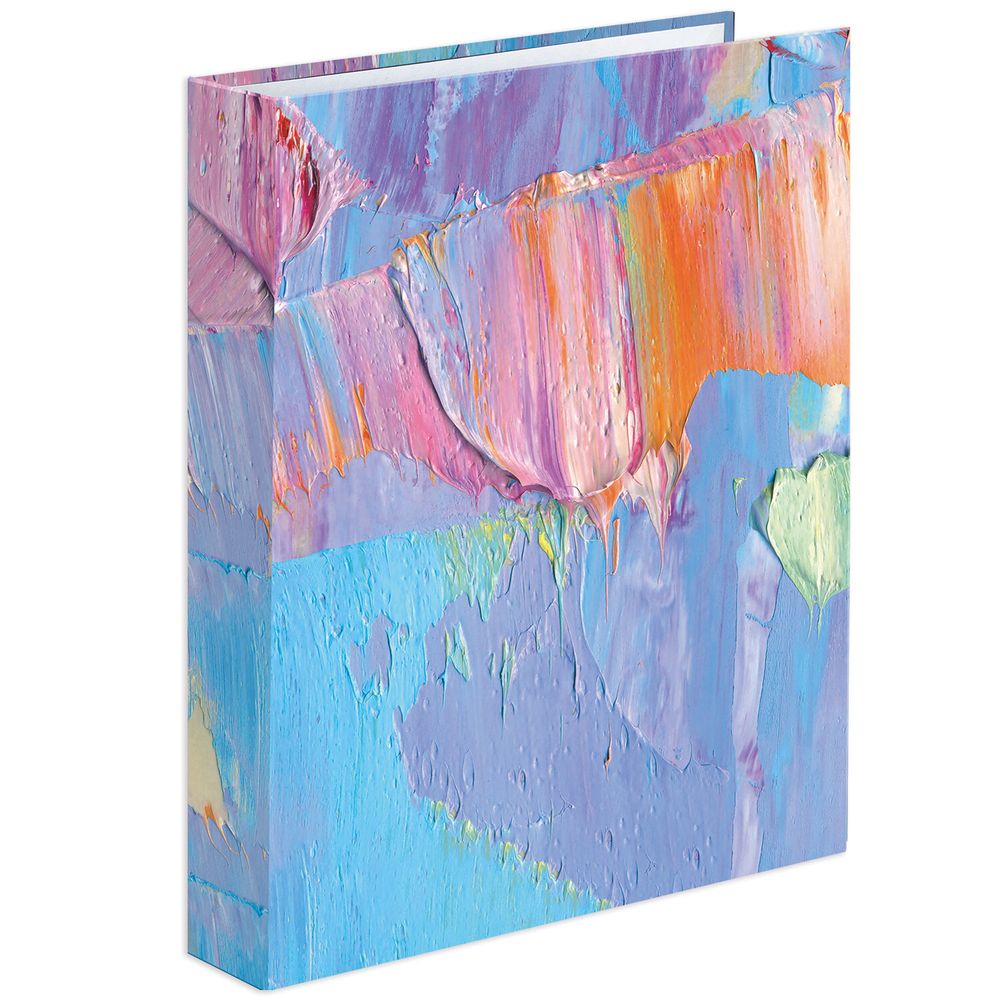 Тетрадь на кольцах А5 (175х215 мм), 120 листов, твердый картон, клетка, с разделителями, BRAUBERG, Blur