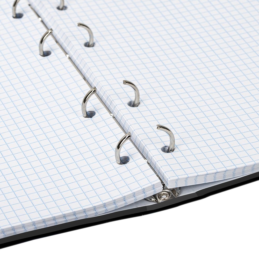 Тетрадь на кольцах А5 (175х215 мм), 160 листов, твердый картон, клетка, BRAUBERG, Idea