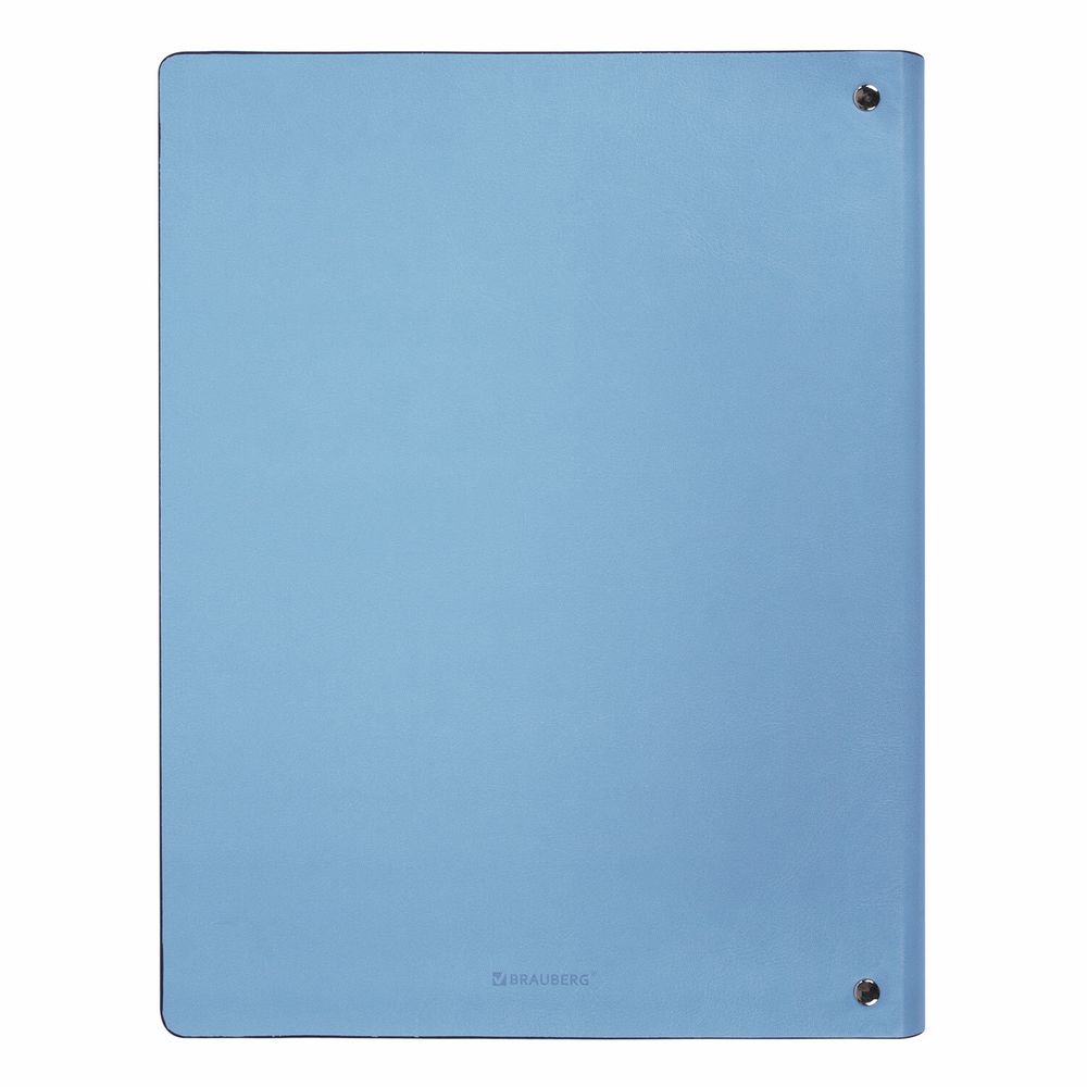 Тетрадь на кольцах БОЛЬШАЯ А4 (240х310 мм), 120 л., под кожу, BRAUBERG VISTA, "Пастельная"