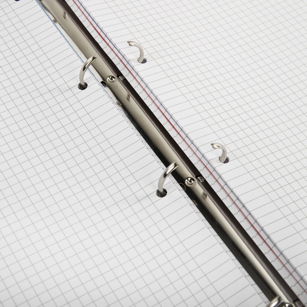 Тетрадь на кольцах БОЛЬШАЯ 305х235 мм А4, 120 л., пластик, с разделителями, BRAUBERG, Желтый