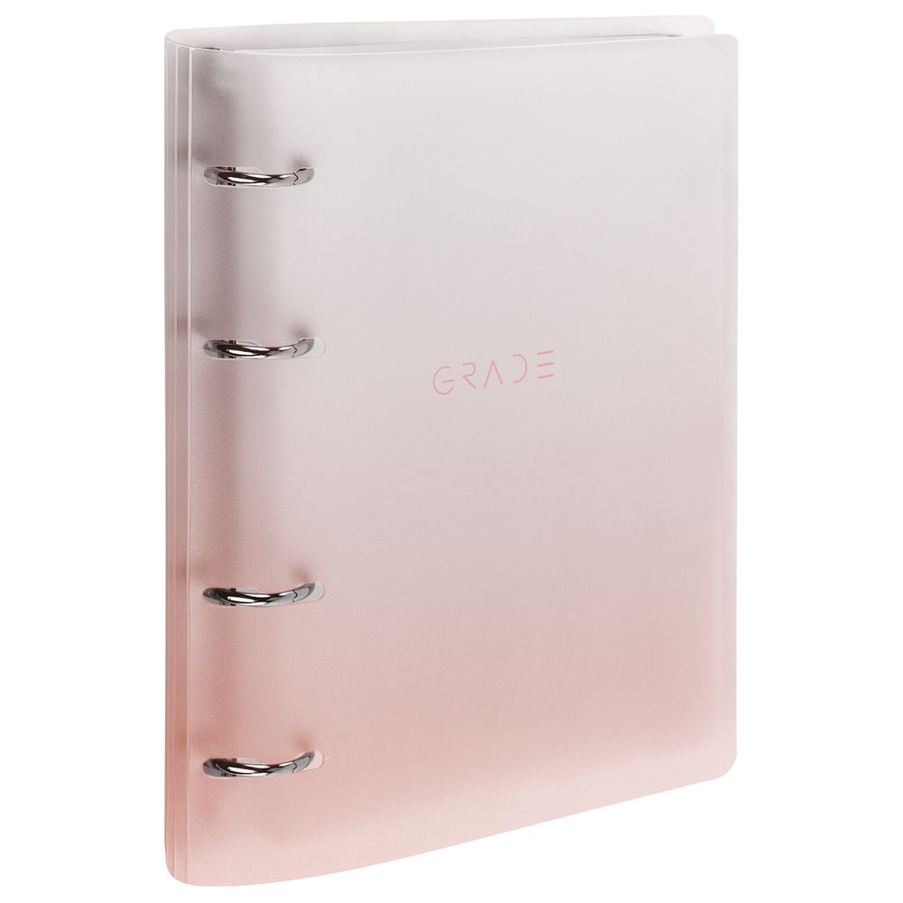 Тетрадь на кольцах А5 175х220 мм, 120 л., пластик, с разделителями, BRAUBERG, Красный