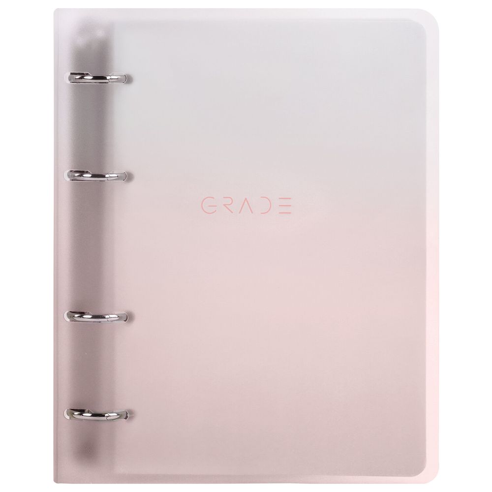 Тетрадь на кольцах А5 175х220 мм, 120 л., пластик, с разделителями, BRAUBERG, Красный