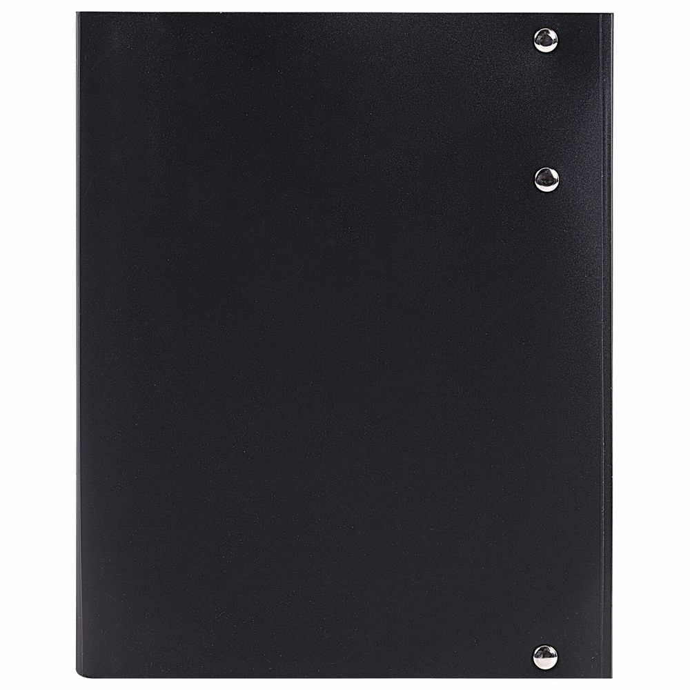 Тетрадь на кольцах А5 175х220 мм, 120 л., пластик, на липучке, с разделителями, BRAUBERG, Черный