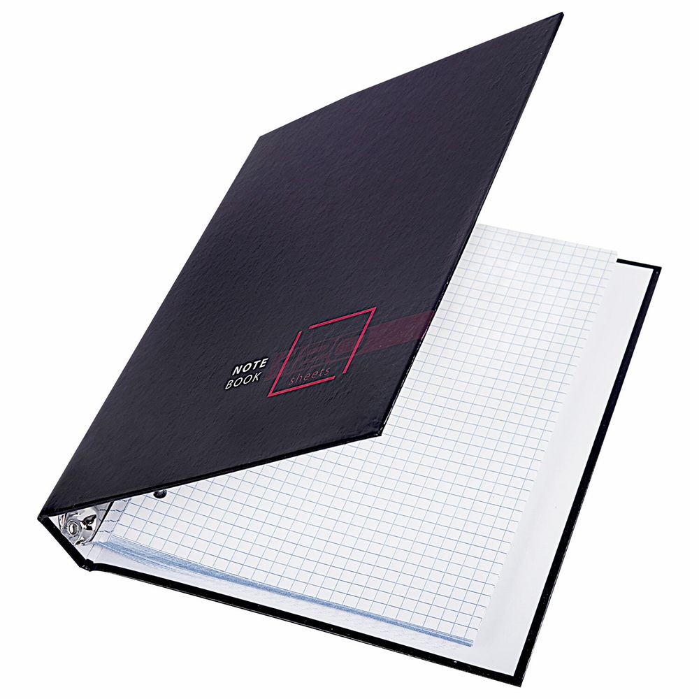 Тетрадь на кольцах А5 175х215 мм, 120 листов, твердый картон, клетка, BRAUBERG, "Dark"