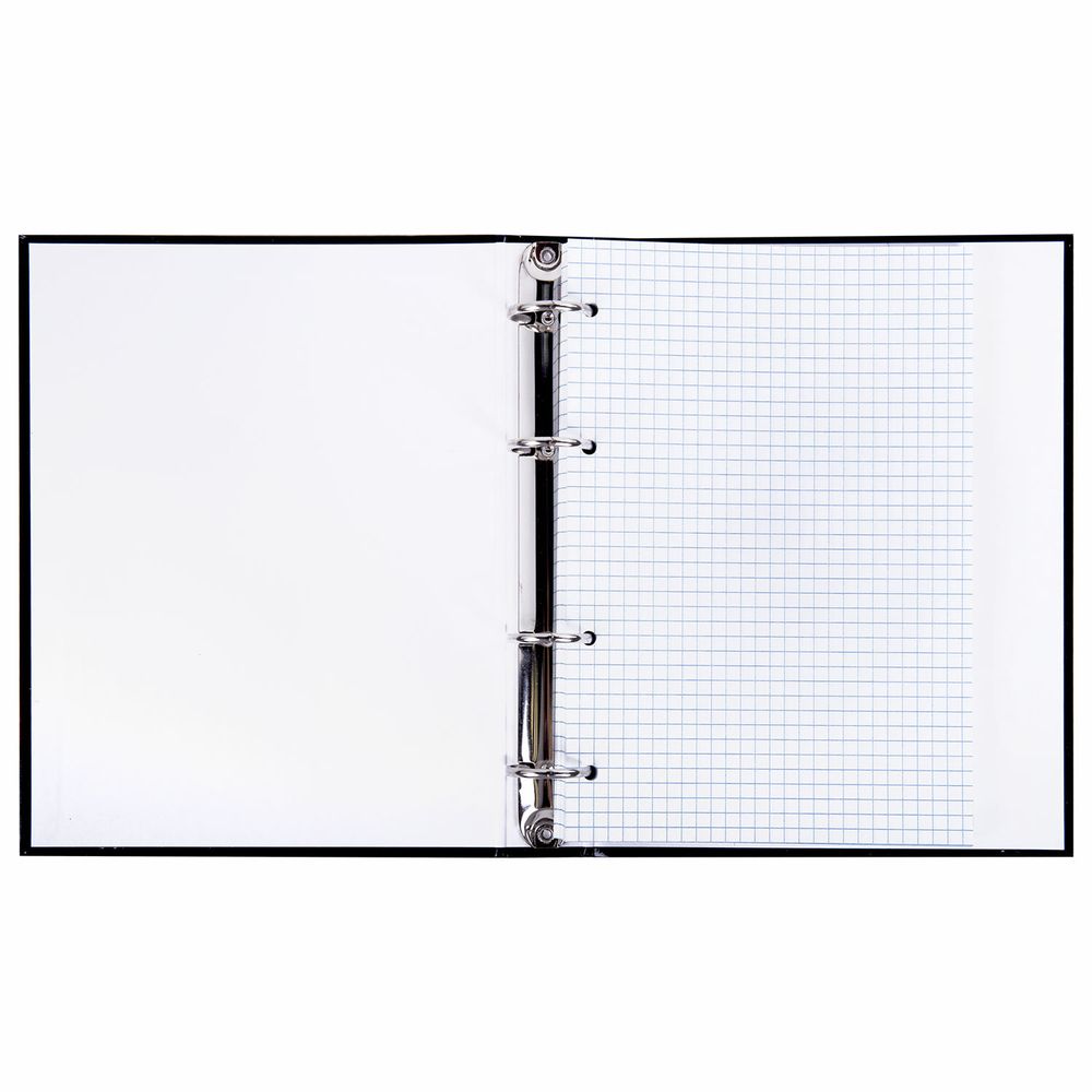 Тетрадь на кольцах А5 175х215 мм, 120 листов, твердый картон, клетка, BRAUBERG, "Dark"