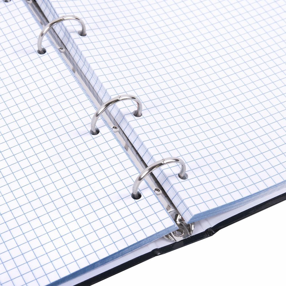 Тетрадь на кольцах А5 175х215 мм, 120 листов, твердый картон, клетка, BRAUBERG, "Dark"