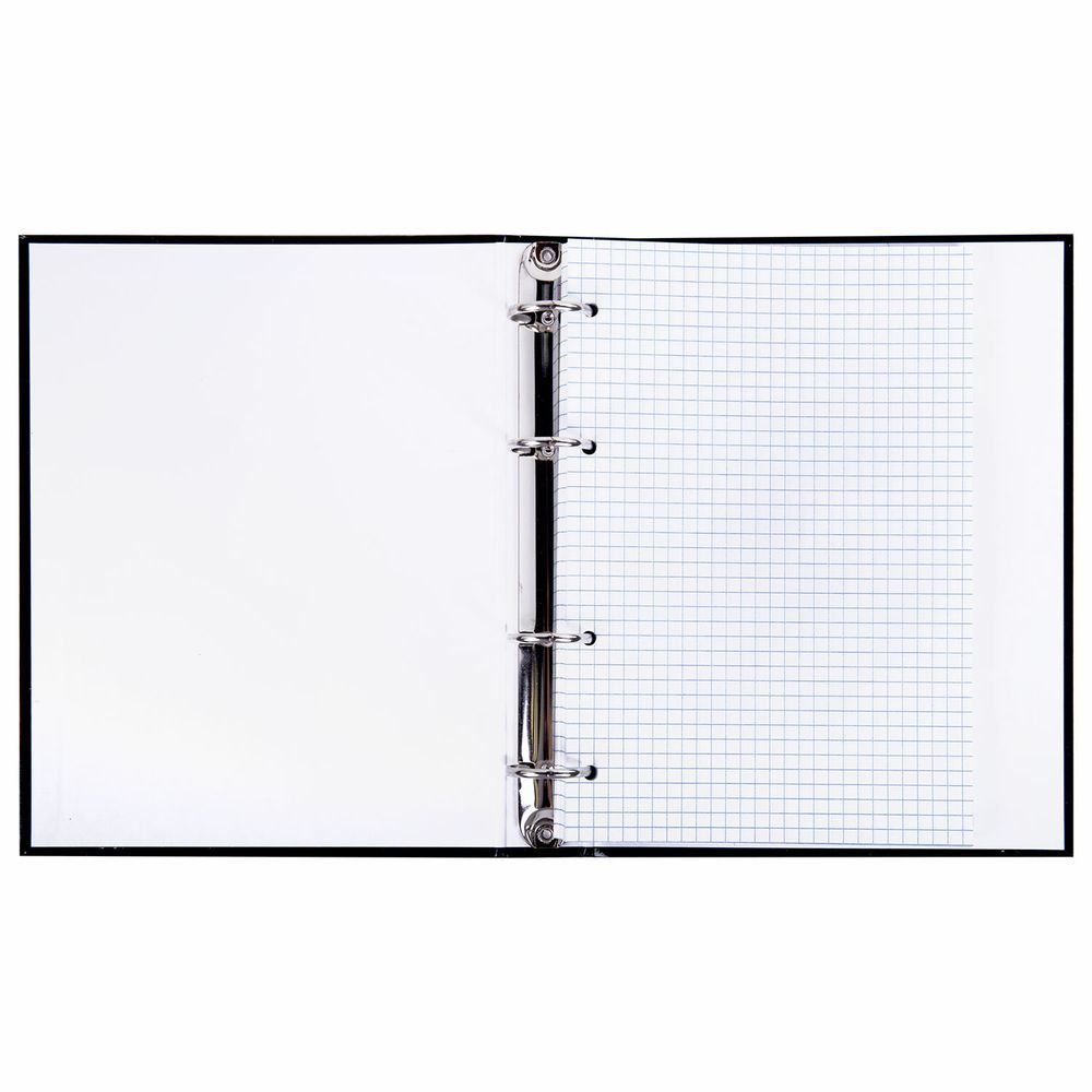 Тетрадь на кольцах А5 175х215 мм, 120 листов, твердый картон, клетка, BRAUBERG, "Minimal"