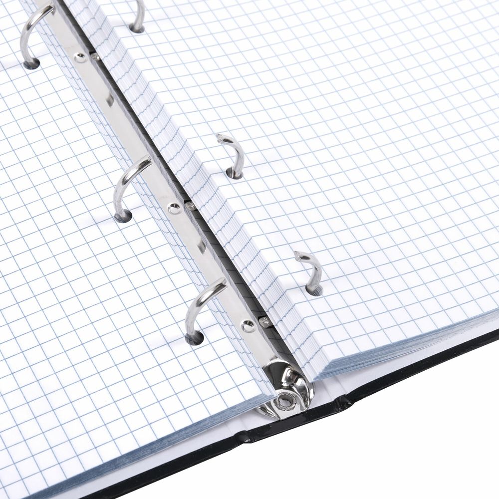 Тетрадь на кольцах А5 175х215 мм, 120 листов, твердый картон, клетка, BRAUBERG, "Minimal"