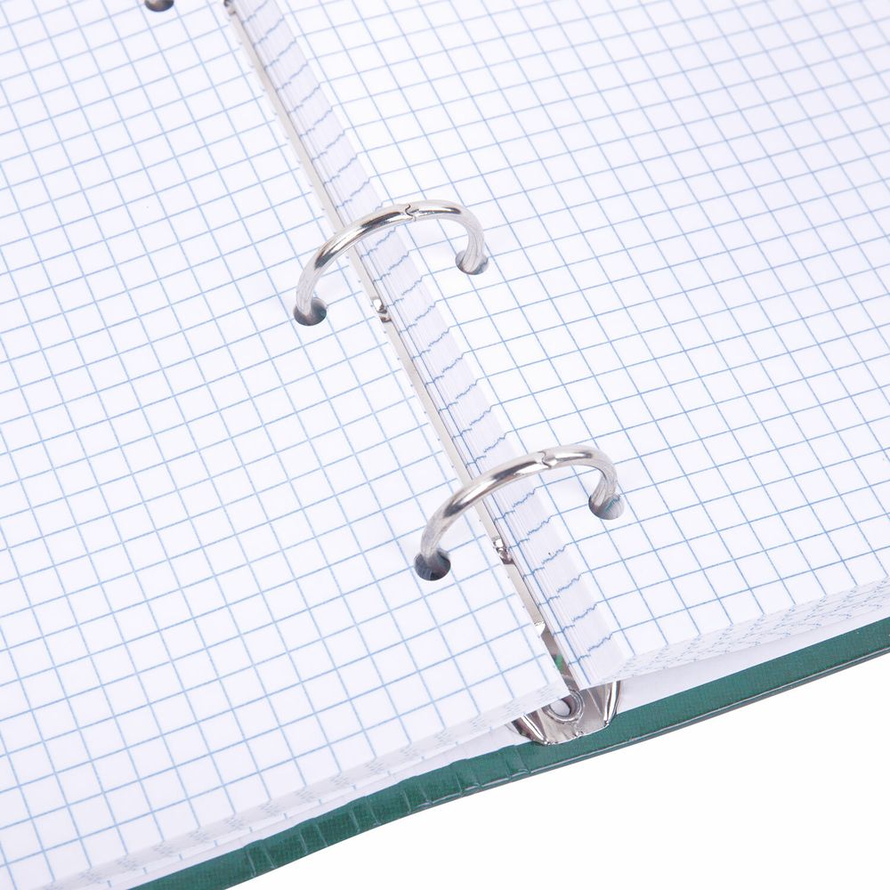 Тетрадь на кольцах А5 175х215 мм, 120 листов, твердый картон, клетка, BRAUBERG, "Monocolor"