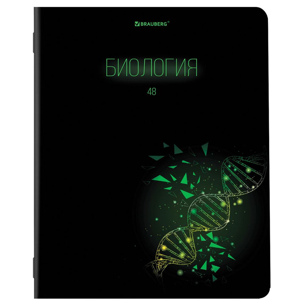 Тетради предметные, КОМПЛЕКТ 12 ПРЕДМЕТОВ, 48 листов, глянцевый УФ-лак, BRAUBERG, "DARK"