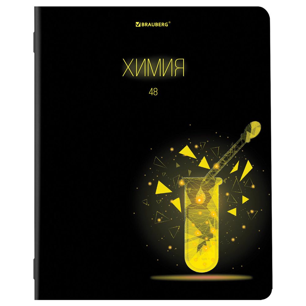 Тетради предметные, КОМПЛЕКТ 12 ПРЕДМЕТОВ, 48 листов, глянцевый УФ-лак, BRAUBERG, "DARK"