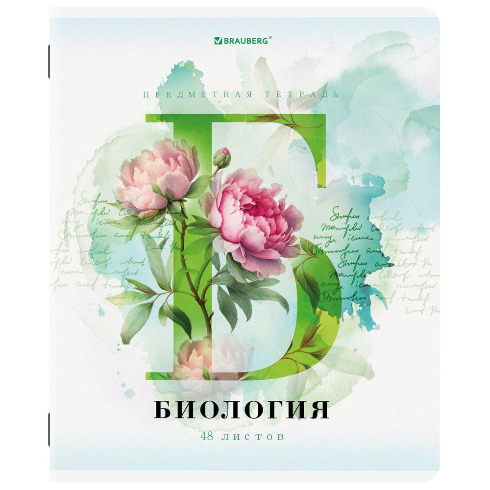 Тетради предметные, КОМПЛЕКТ 12 ПРЕДМЕТОВ, 48 л., матовая ламинация, лак, BRAUBERG, "CALM"