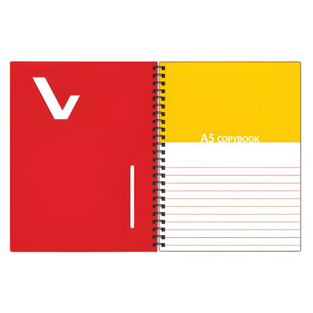 Тетрадь-блокнот 80 л., А5, 160х207 мм, BRAUBERG, клетка, гребень, обложка пластиковая, 1 разделитель, "Tag"